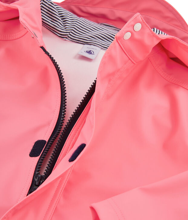 Unisex Children's Waxed Coat pink