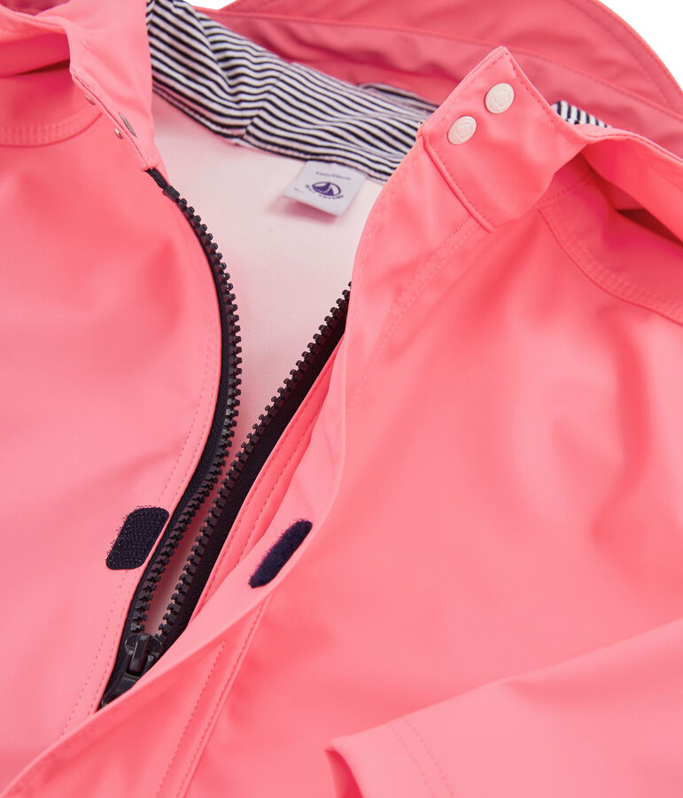 Unisex Children's Waxed Coat pink
