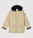 Boys' Coated Cotton Parka
