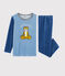 Boys' Velour Pyjamas ALASKA blue/MAJOR blue