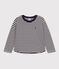Boys' long-sleeved tube knit T-shirt SMOKING blue/AVALANCHE