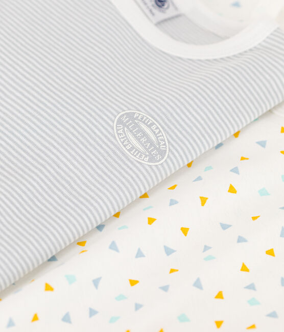 Boys' Pinstriped Cotton Pyjamas - 2-Pack variante 1