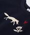  Girls' fleece sweatshirt SMOKING blue