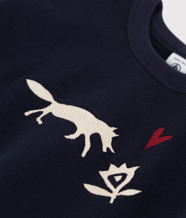 Girls' fleece sweatshirt SMOKING