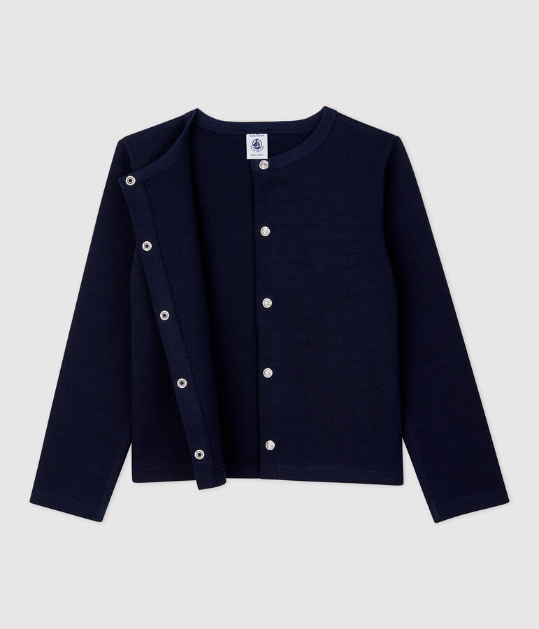 Girls' Cotton Cardigan blue