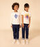 Girls' slim fit denim trousers DENIM BLEU blue
