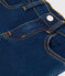 Girls' slim denim trousers blue