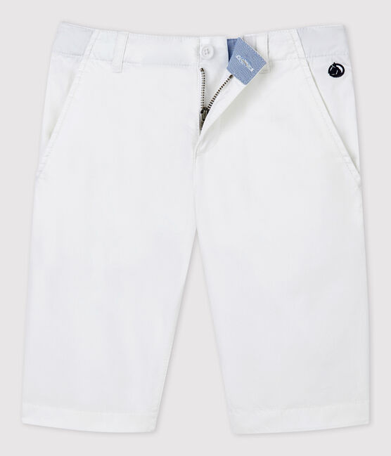 Boys' Serge Bermuda Shorts ECUME white