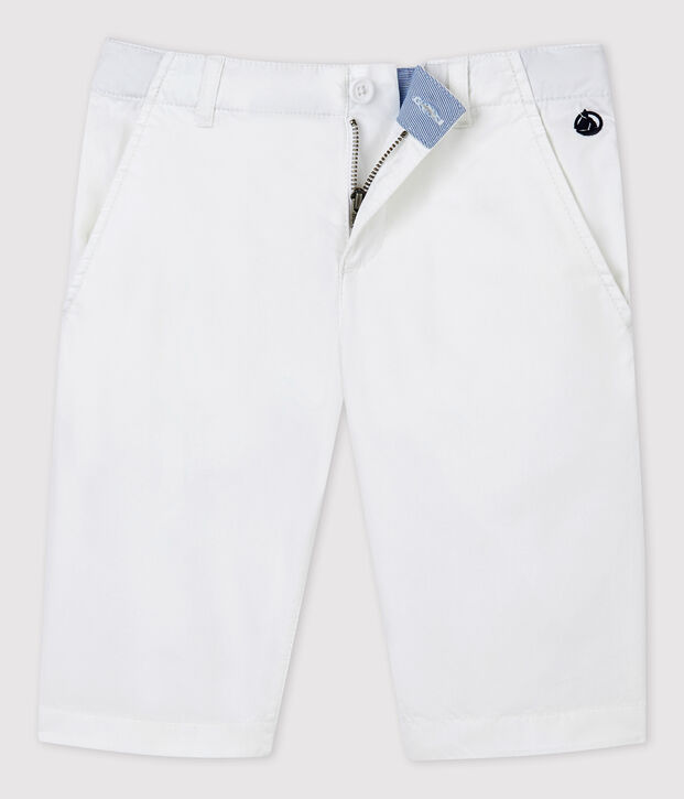 Boys' Serge Bermuda Shorts white