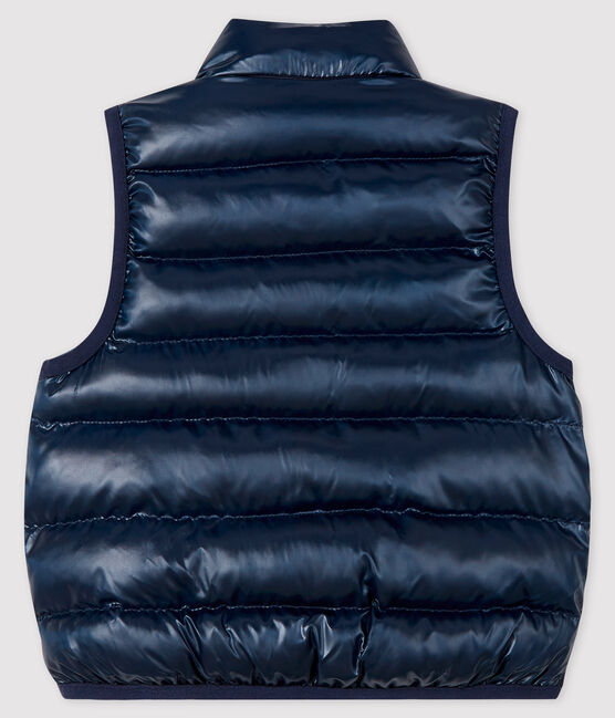 Baby's reversible puffer jacket SMOKING blue