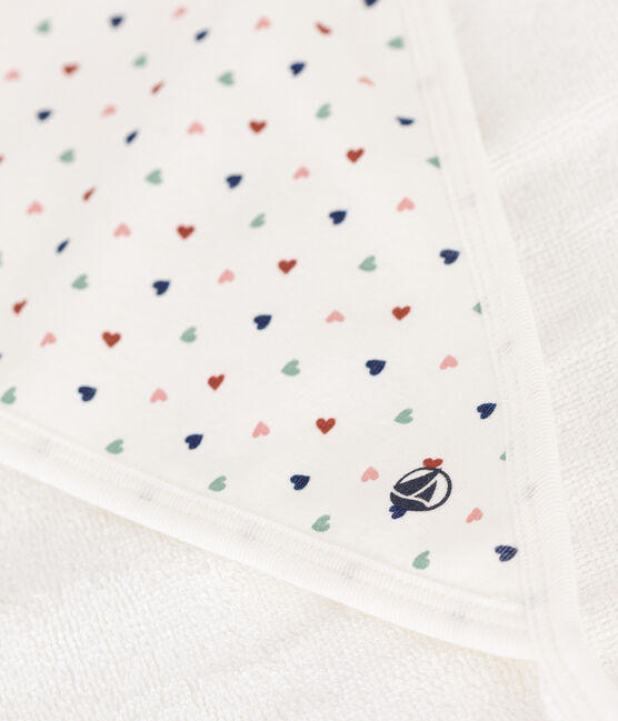 Cotton bath square MARSHMALLOW white/MULTICO white