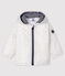 Unisex baby's blouse with print MARSHMALLOW white/ARGENT grey