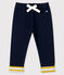 Baby boy's tubular knit trousers SMOKING blue