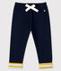 Baby boy's tubular knit trousers