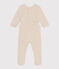 Babies' Velour Gondola Pyjamas MONTELIMAR CHINE beige