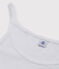 Women's Iconic Strappy Cotton Dress ECUME white