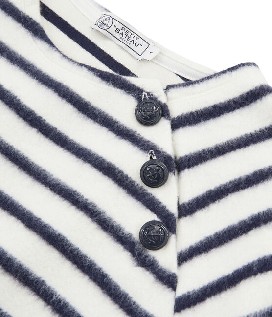 Women's Super Soft Sailor Top COQUILLE beige/SMOKING blue