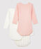 Multicoloured Long-Sleeved Cotton Bodysuits - 3-Pack variante 1