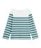 Children's Jersey Breton Top white/green