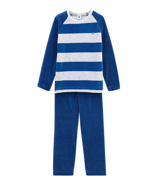 Little boy's pyjamas blue/grey