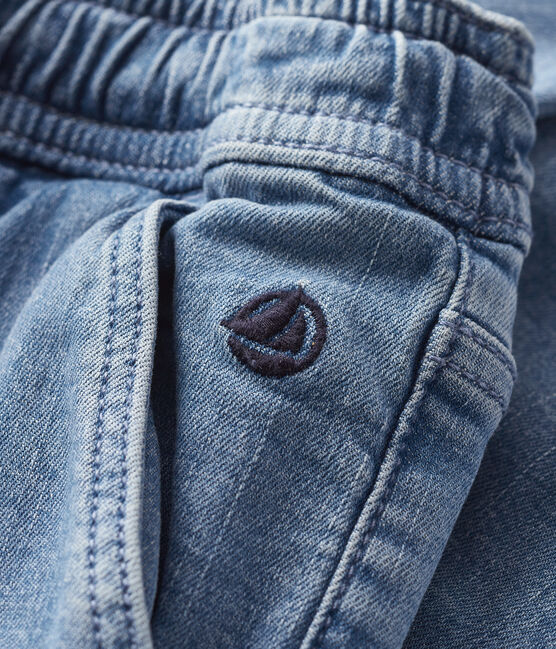 Boys' Regular Light Denim Trousers DENIM BLEU blue