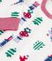 Children's Christmas print fleece pyjamas white/multicolor