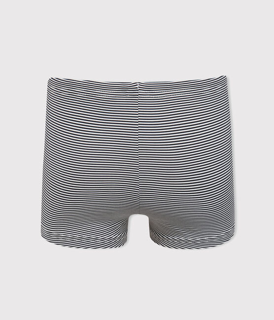 Babies' UPF 50+ Swimming Shorts ABYSSE blue/LAIT white