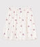 Children's heart-patterned cotton skirt AVALANCHE white/MULTICO