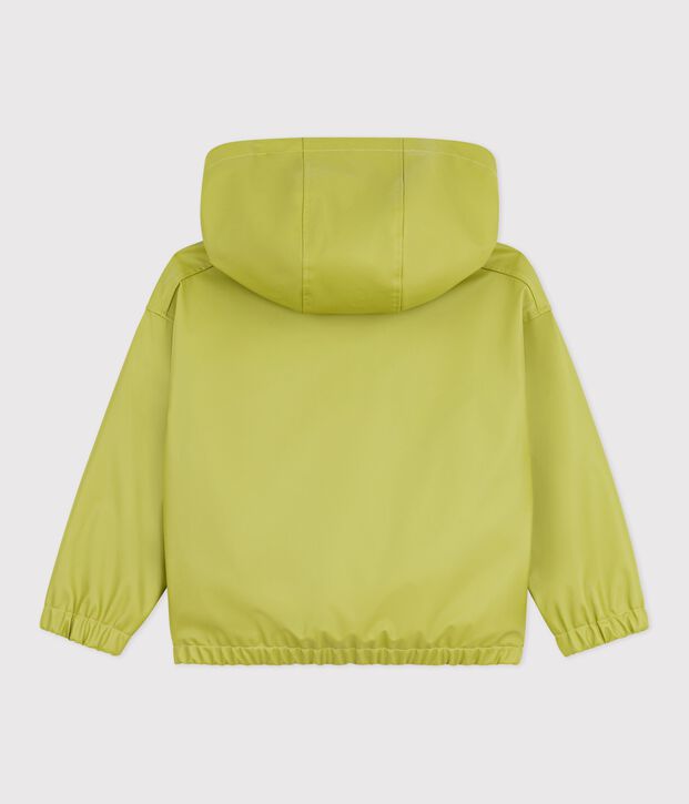 Children&rsquo;s jacket in plain colour green