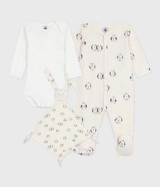 Babies' floral-print velour gift set variante 1