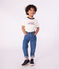 Children's short-sleeved printed T-shirt MILK Ecru