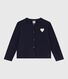 Girls' fleece cardigan