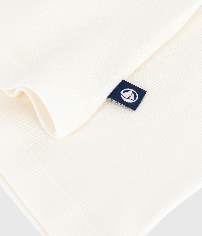 Women's lightweight wool and cotton blend tank top MILK Ecru