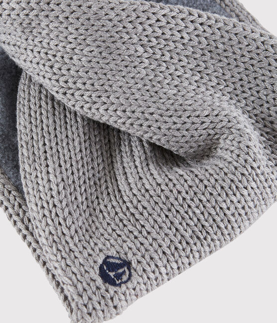 Unisex Cabled Snood SUBWAY CHINE grey