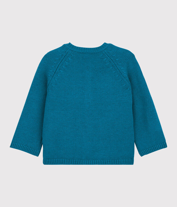 Babies' Knitted Cardigan blue