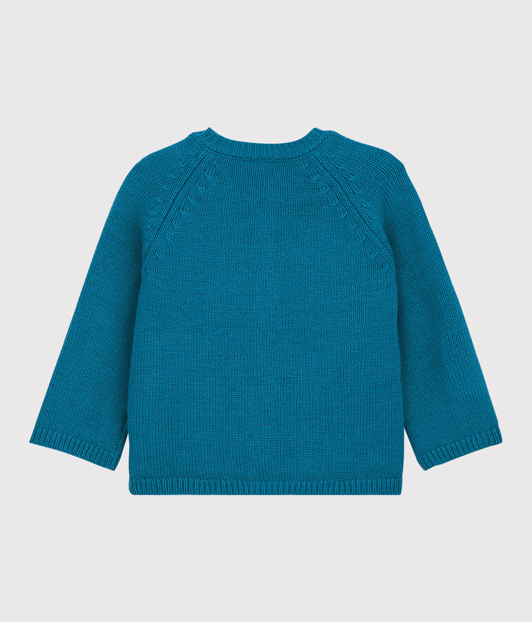 Babies' Knitted Cardigan blue