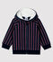 Baby boy's hooded sweatshirt SMOKING blue/MULTICO white