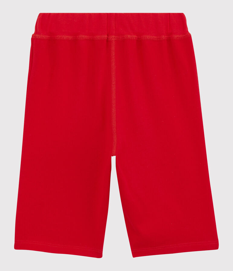 Boys' Cotton Bermuda Shorts red