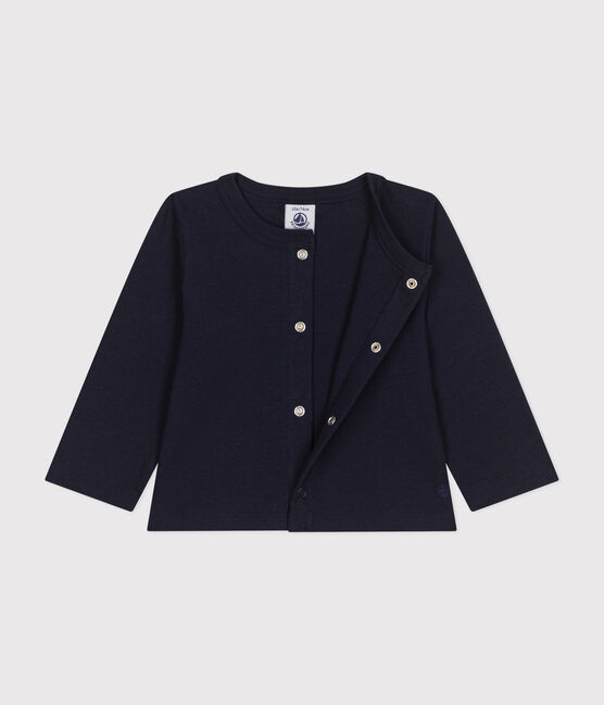 Babies' Cotton Cardigan SMOKING blue