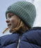 Unisex Fleece-Lined Knitted Hat PAUL green