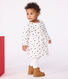 Babies' long sleeved floral-print cotton dress