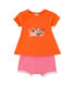 Baby girls' shorts and tee set