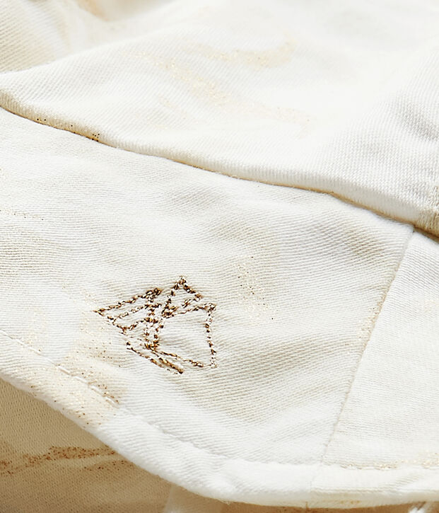 Baby girl's hat white/multicolor