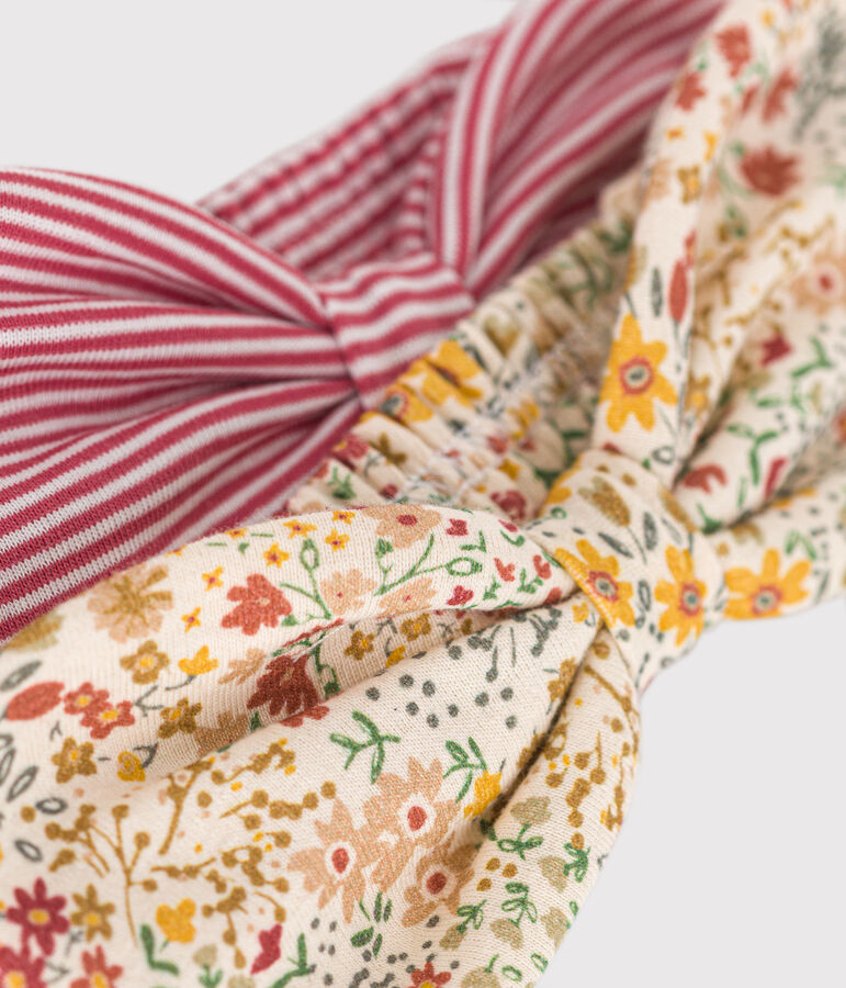 Babies' cotton hairbands - 2-pack multicolor