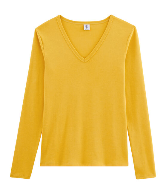 Women's Long-Sleeved Iconic T-Shirt BOUDOR yellow
