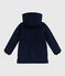 Children's plain mid-length parka SMOKING blue