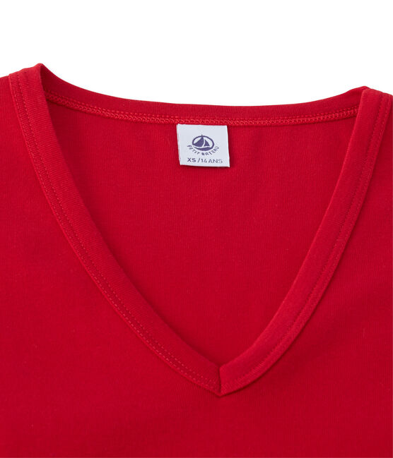 Women's Long-Sleeved Iconic T-Shirt TERKUIT red