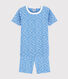 Unisex Snugfit Banana Print Cotton Short Pyjamas