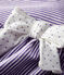 Baby Girls' Pinstriped Dress REAL purple/MARSHMALLOW white