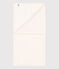 WHITE COTTON GAUZE MUSLIN FOR BABY MARSHMALLOW white